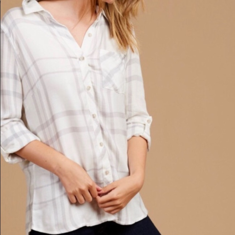 Altar'd State Plaid Button down